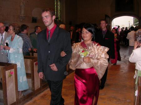 Mon témoin sam, ma demoiselle d'honneur vanessa